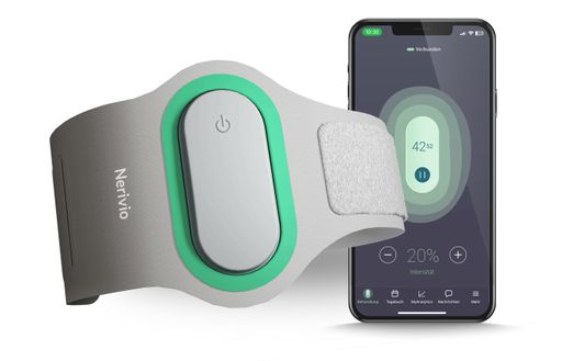 Nerivio® Remote Electrical Neuromodulation (REN) wearable with
mobile app. / Weiterer Text über ots und
www.presseportal.de/nr/125469 / Die Verwendung dieses Bildes für
redaktionelle Zwecke ist unter Beachtung aller mitgeteilten
Nutzungsbedingungen zulässig und dann auch honorarfrei.
Veröffentlichung ausschließlich mit Bildrechte-Hinweis.