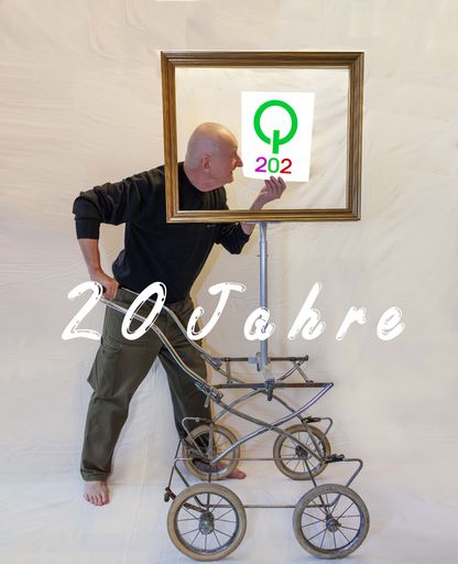  Q202-AtelierRundgang 2024, am 20. und 21. April,
Eine Entdeckungsreise in Sachen Kunst und Gegend an 31 Orten in
Wien. Wanderkarte mit allen Infos unter: www.q202.at
