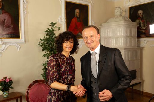Vorschau Bild von Prof. Dr. Emmanuelle Charpentier & Ing. Mag. Dr.
h.c. Ulrich Kubinger