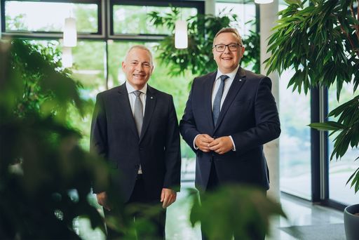 Energie Steiermark Vorstands-Duo Christian Purrer (li.) und
Martin Graf