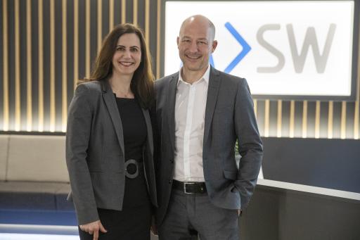 Die ASW Geschäftsführung lädt zur 1. Langen Nacht
der ASW am 13. Mai (am Bild Dr. Sandra Allmayer und Georg Klenner)