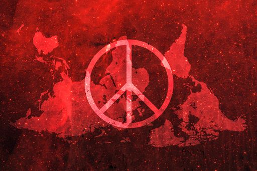 Vorschau Bild von Grazia Toderi, Red Flags (flag 2), 2024, raising
flags, museum in progress, Flagge