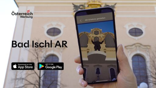 Die neue Smartphone-App „Bad Ischl AR“ schlägt eine
Brücke zwischen Tradition und Moderne. An drei Locations in Bad
Ischl erweitert die App das reale historische Ambiente um virtuelle
Erlebnisse auf dem Smartphone-Display. „Bad Ischl AR“ ist ab sofort
kostenlos für iOS und Android verfügbar.
