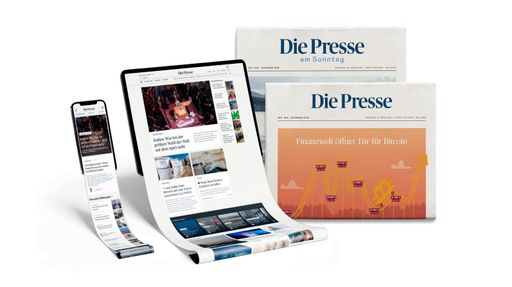 Vorschau Bild von Presseaussendung "Relaunch" - Mockup "Die Presse" Produkte