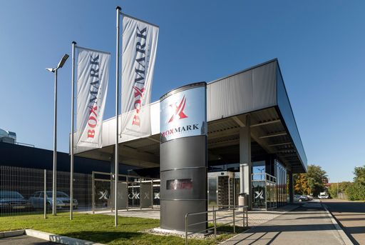 Haupteinfahrt Boxmark-Standort Slowenien