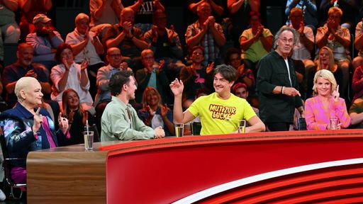 Hella von Sinnen (li.), Nico Stank, Matze Knop, Hugo Egon Balder
und Mirja Boes / Weiterer Text über ots und
www.presseportal.de/nr/6605 / Die Verwendung dieses Bildes für
redaktionelle Zwecke ist unter Beachtung aller mitgeteilten
Nutzungsbedingungen zulässig und dann auch honorarfrei.
Veröffentlichung ausschließlich mit Bildrechte-Hinweis.