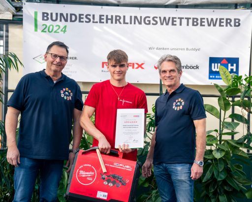  Siegerehrung Lehrlingswettbewerb der Pflasterer
2024 in der Gartenbauschule in Langenlois