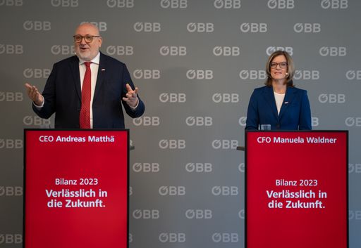  ÖBB CEO Andreas Matthä & ÖBB CFO Manuela Waldner