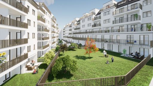 Vorschau Bild von Visualisierung des Projekts Huttengasse