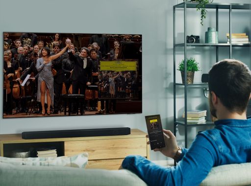  Musikerlebnis durch Streaming in hoher Auflösung direkt im
Wohnzimmer mit IDAGIO bei Samsung TV