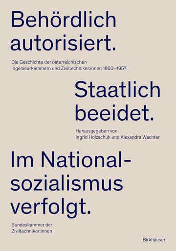 Buchcover der Studie zur Geschichte der ZT-Kammern