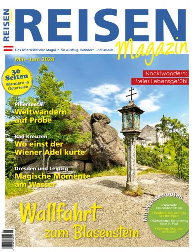 Vorschau Bild von Die aktuelle REISEN-Magazin-Ausgabe geht dem FKK-Trend
„Nacktwandern“ auf den Grund. Erhältlich unter:
https://shop.reisen-magazin.at/einzelhefte/2145/reisen-magazin-ausga
be-mai-juni-2024