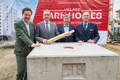 Foto Grundsteinlegung Village im Dritten 9b
