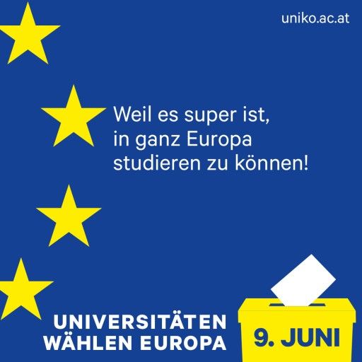  "Hochschulen wählen Europa" Shareables für digitale Europa-Kampagne der Universitäten und Fachhochschulen