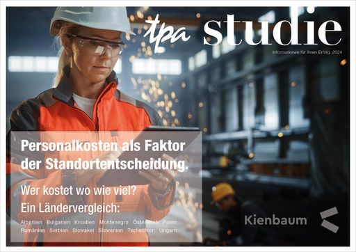 3. Auflage der Studie: Arbeitskosten in Mittel- und
Südosteuropa als Standortfaktor