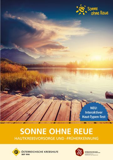  Broschürencover "Sonne ohne Reue"