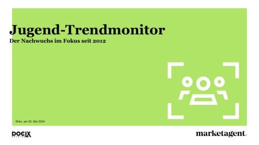 Vorschau Bild von Pressecharts zur Online-Studie Jugend Trendmonitor
