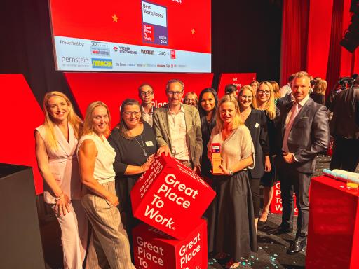 Great Place To Work® zeichnete am 23. Mai 2024 im Rahmen der „For
All Stars Night“ den niederösterreichischen Leitbetrieb aus.