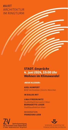 Vorschau Bild von Ankünder 4.6. - Stadt.Gespräche 2024 im Ringturm "Neue Kleider"