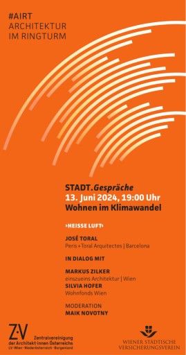 Vorschau Bild von Ankünder 13.6. - Stadt.Gespräche 2024 im Ringturm "Heisse Luft"