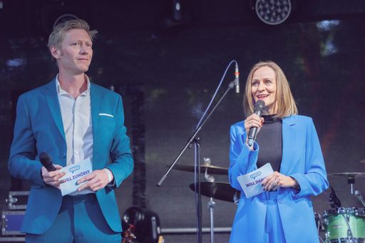 Judith Kössner, Head of Immobilien bei willhaben,
bei ihrer Begrüßungsansprache