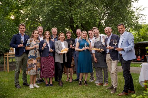 Gruppenfoto anlässlich der Präsentation der neuen
Kulinarik-Positionierung Österreichs