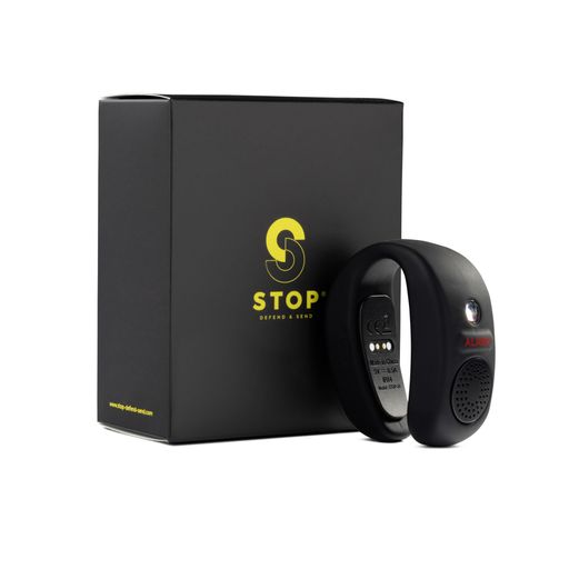 Vorschau Bild von Mit drei Safety-Funktionen und extrem kompakt. Das
neue Selbstverteidigungsgerät STOP Defend & Send.