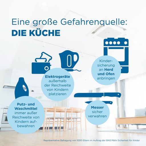 Eine große Gefahrenquelle für Kinder: Die Küche / Weiterer Text
über ots und www.presseportal.de/nr/42723 / Die Verwendung dieses
Bildes für redaktionelle Zwecke ist unter Beachtung aller
mitgeteilten Nutzungsbedingungen zulässig und dann auch honorarfrei.
Veröffentlichung ausschließlich mit Bildrechte-Hinweis.