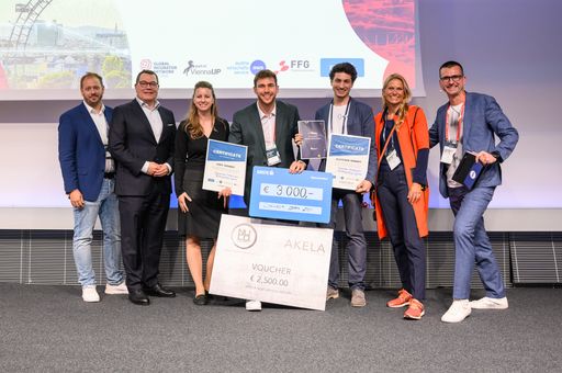 aws Connect Day 2024, Verleihung aws i2 Business
Angel Pitch und Publikumspreis an Biomotion Technologies