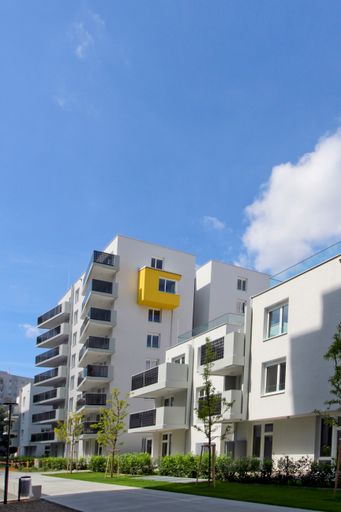 Vorschau Bild von Eindruck von der neu errichteten Wohnhausanlage der
"Wien-Süd"