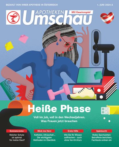 Titelbild Apotheken Umschau 6A/2024 - Österreich-Ausgabe. Die
Verwendung dieses Bildes ist für redaktionelle Zwecke bis zum
31.05.2027 zulässig, jedoch ausschließlich mit Bezug auf die
ursprüngliche Meldung und nur mit vollständigem Bildrechtehinweis. /
Weiterer Text über ots und www.presseportal.de/nr/52678 / Die
Verwendung dieses Bildes für redaktionelle Zwecke ist unter
Beachtung aller mitgeteilten Nutzungsbedingungen zulässig und dann
auch honorarfrei. Veröffentlichung ausschließlich mit
Bildrechte-Hinweis.