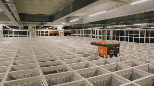 Vorschau Bild von Robotik im Hochregallager von Martini Sportswear