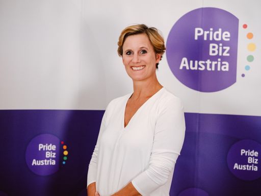 Vorschau Bild von Astrid G. Weinwurm-Wilhelm, Vize-Präsidentin von
Pride Biz Austria
