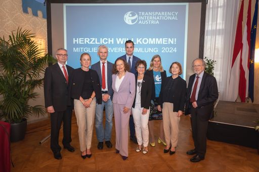 Mitgliederversammlung von Transparency
International Austria