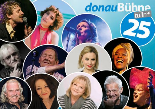  Fotocollage zu 25 Jahre Jubliaeum Donaubühne Tulln