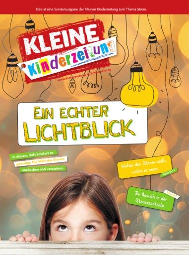 Sonderausgabe Kleine Kinderzeitung zum Thema Strom