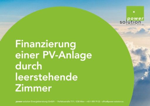 Vorschau Bild von Produktpräsentation: Finanzierung einer PV-Anlage über leerstehende Zimmer