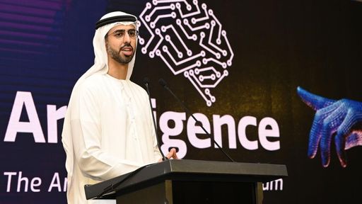  Omar Al Olama, the UAE's Minister of State for AI, Digital
Economy and Remote Working / Weiterer Text über ots und
www.presseportal.de/nr/121379 / Die Verwendung dieses Bildes für
redaktionelle Zwecke ist unter Beachtung aller mitgeteilten
Nutzungsbedingungen zulässig und dann auch honorarfrei.
Veröffentlichung ausschließlich mit Bildrechte-Hinweis.