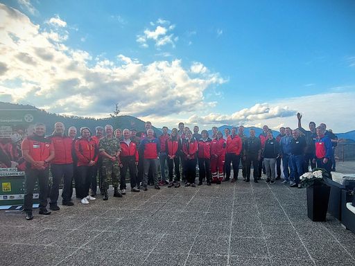 Gruppenfoto Netzwerksymposium BergRETTUNG