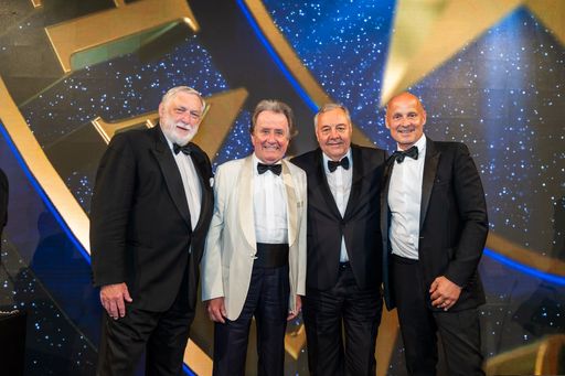  v.l.n.r.: Die Laureaten der „Austrian Event Hall of
Fame 2024“ Franz Fischler, Rudolf Buchbinder, Werner Grissmann und
Bernd Schlacher
