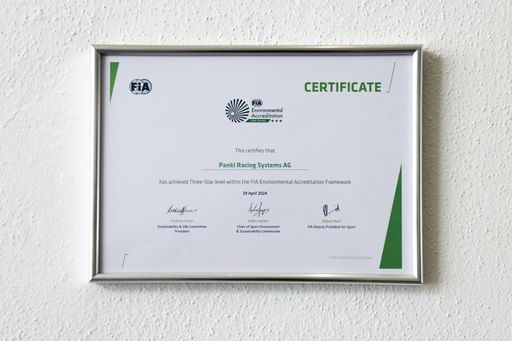 Vorschau Bild von Zertifikat für Pankl