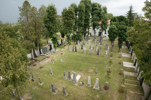 Vorschau Bild von Jüdischer Friedhof St. Pölten - Vogelperspektive
auf den Friedhof