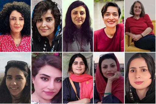 Anlässlich des 41. Jahrestages der Ermordung von
zehn Bahá'í-Frauen in Shiraz (Iran) bekunden zehn weibliche
politische Gefangene im Iran, darunter Nobelpreisträgerin Narges
Mohammadi, Solidarität mit den verfolgten Bahá'í.