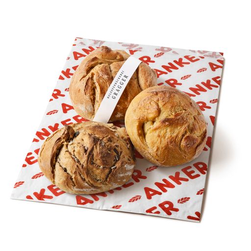 Die 3 neuen ANKER-Gragger-Brot-Zwerge