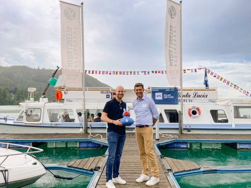 Philipp Eisenmajer (NTS) und Harald Reicher (NTS)
sind bereit zum Einschiffen