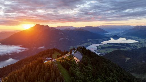 Vorschau Bild von Sonnenaufgang am Zwölferhorn in St. Gilgen a.W.