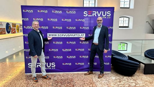 Vorschau Bild von Die beiden Parteigründer und Spitzenkandidaten
Hannes PIRKER und Martin FANKHAUSER