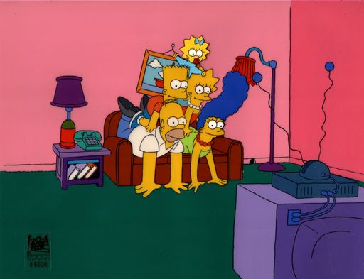 Erstmals in Europa: Simpsons Cartoon Art aus der
Sammlung William Heeter und Kristi Correa