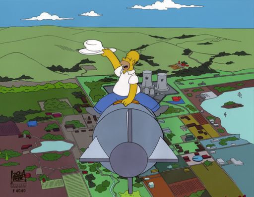 Vorschau Bild von Erstmals in Europa: Simpsons Cartoon Art aus der
Sammlung William Heeter und Kristi Correa