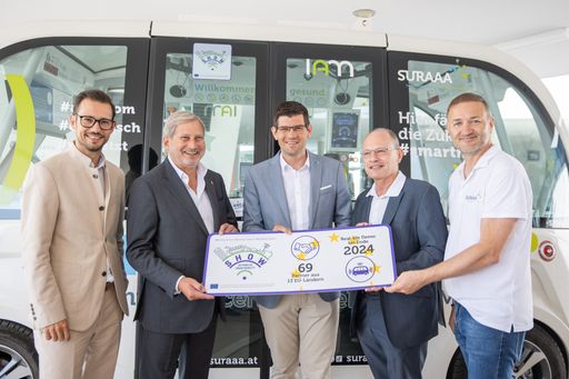 Vorschau Bild von „Mobilität der Zukunft“ wird mit 4,2 Mio. Euro von EU gefördert,
darunter auch Österreich-Premieren.